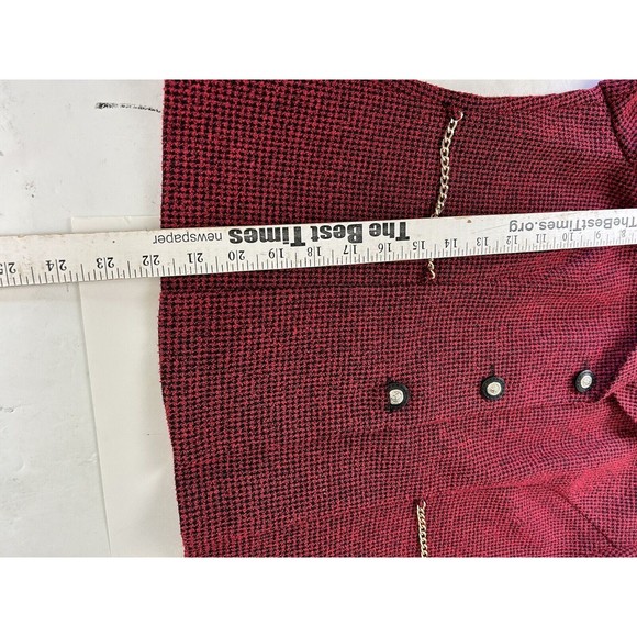 Petite Perceptionsby Irene B Suit Slacks Pants Set Res and Black Size 8 P - Picture 10 of 11